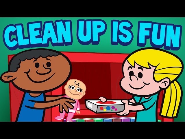 Clean Up is Fun - Children's Cleaning Song - Kids Songs by The Learning Station