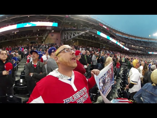 WBC 2017 Himno de Puerto Rico en el juego vs USA