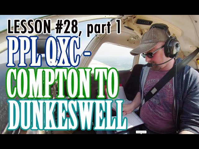 Flying lesson #28  -  QXC, part 1 to Dunkeswell - in 360°