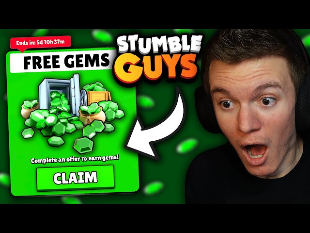 HOW TO GET *FREE* 100,000 GEMS IN STUMBLE GUYS!