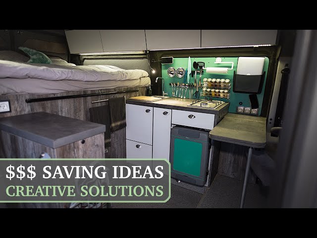 How I Built DIY Camper Van for $6000 / Smart Ideas for Conversion!