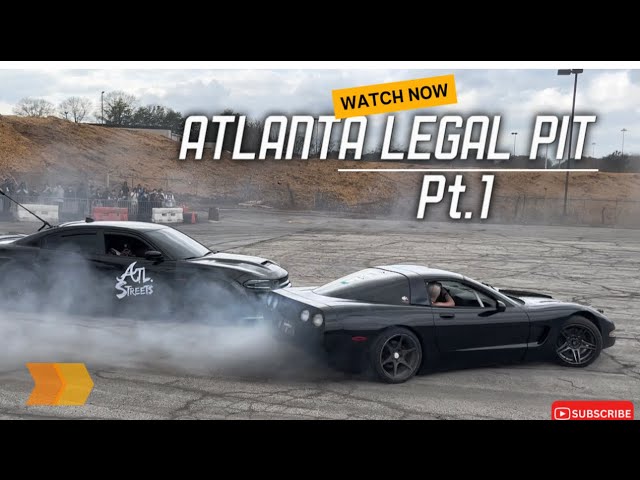 ATLANTA LEGAL PIT Pt.1 WITH FAMOUS YOUTUBERS (SRT LEN,FASTLIFENICK,SRT RIQ,ETC)