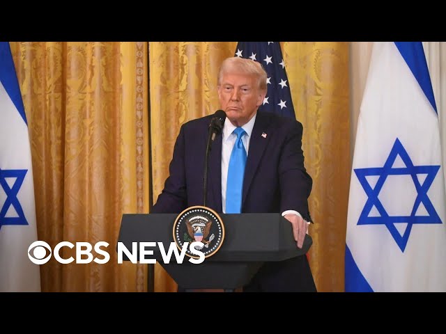 Backlash to Trump's Gaza comments, White House clarifies president's remarks, more | CBS News 24/7