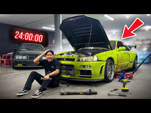 Modificando un Skyline en 24 HORAS (Puede ser tuyo) | Kenyi Nakamura