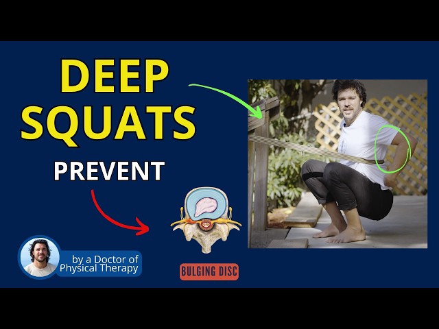 Best Deep Squat Techniques to prevent Herniated Disc | Pain Fix