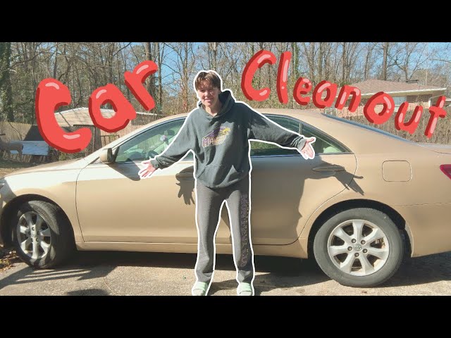 cleaning out my gross car! // 2025 Bucket List ep. 5