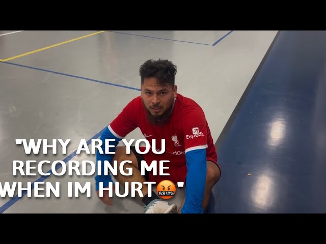 FUTSAL SOCCER: Man Get Mad At CAMERAMAN For Recording Him