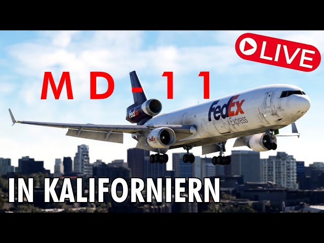 MD-11 DURCH KALIFORNIEN! 😍 | San José ✈️ San Diego | VATSIM | MSFS 2020 | TFDi MD-11F