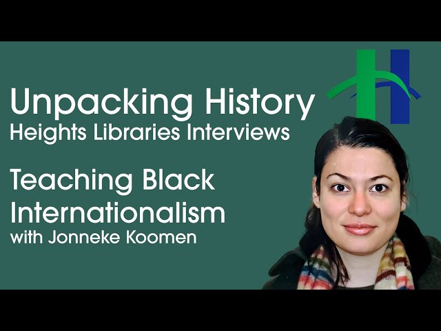 Teaching Black Internationalism with Jonneke Koomen