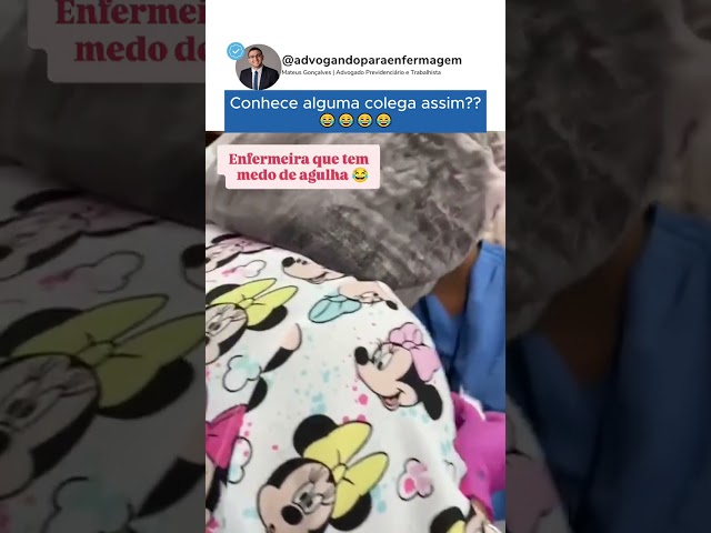 Profissional de enfermagem conhece alguma colega com medo de agulha??