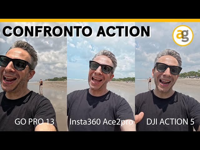 ECCO LA MIGLIOR ACTION CAM 2025. GoPro 13 vs. Insta360 Ace 2 Pro vs. DJI Action 5.