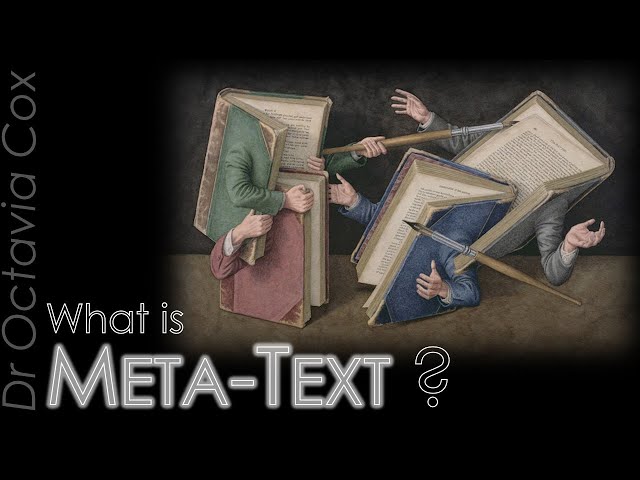 WHAT IS METATEXT? Definition, explanation & examples—metafiction, metanovel, metapoetry, metatheatre