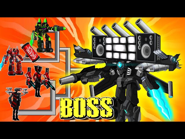 Transformers Tank - Giant TV Upgraded VS Monster Robot