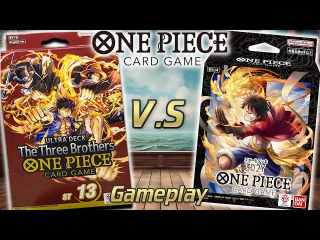 Luffy vs Sabo! One Piece Starter Deck Battle!