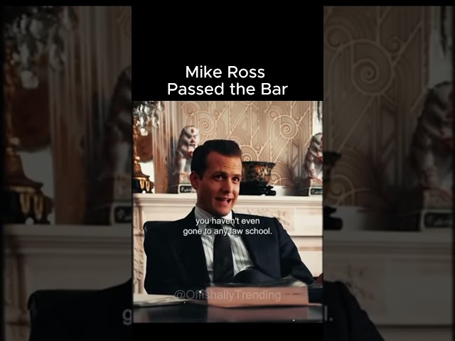 Mike Ross Passed the Bar | SUITS