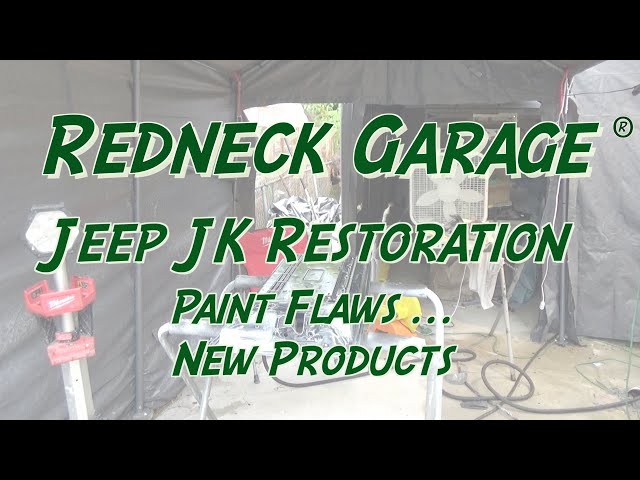 Jeep Wrangler Paint Flaws !  High Solids Clear