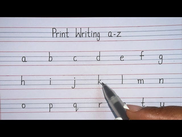 English handwriting small letters a to z | English alphabets abc | writing English small letters