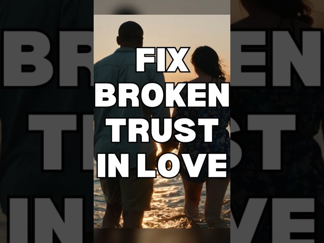 How to Rebuild Trust After an Affair