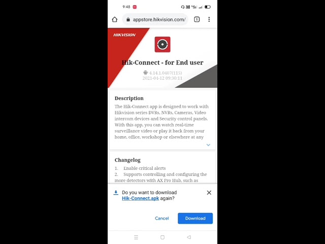 how to download hikconnect aap | I Vision systems and solutions #shorts