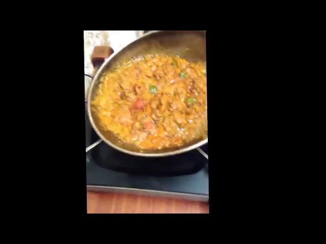 Lamb balti madras Hot  Cooking Style