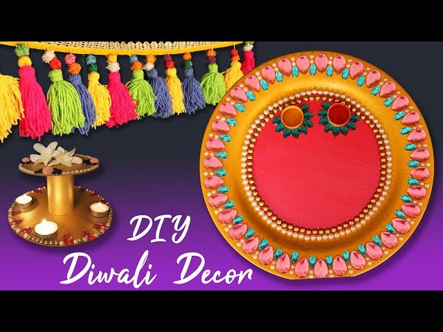 DIY - Easy Diwali Decoration Ideas at Home | Best Diwali Room Decor Ideas 2018 | Shreeja Bagwe