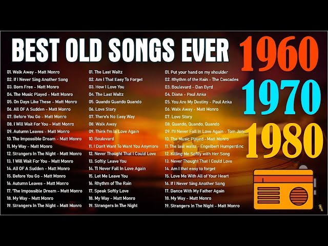 Brenda Lee, Paul Anka,Elvis Presley, Neil Sedaka, The Platters, Engelbert 🎙Oldies But Goodies 1970s