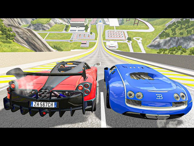 Big Ramp Jumps with Expensive Cars #2 BeamNG Drive Vehicles Total Destruction | Good Cat