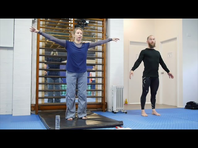 Upper body mobilising/limbering sequence