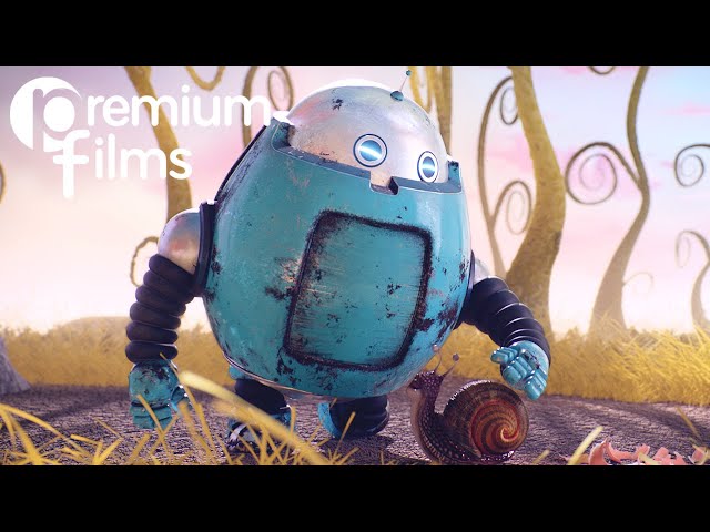 Robot overcomes its fears to help others | Animated short film "The Robot and the Whale"