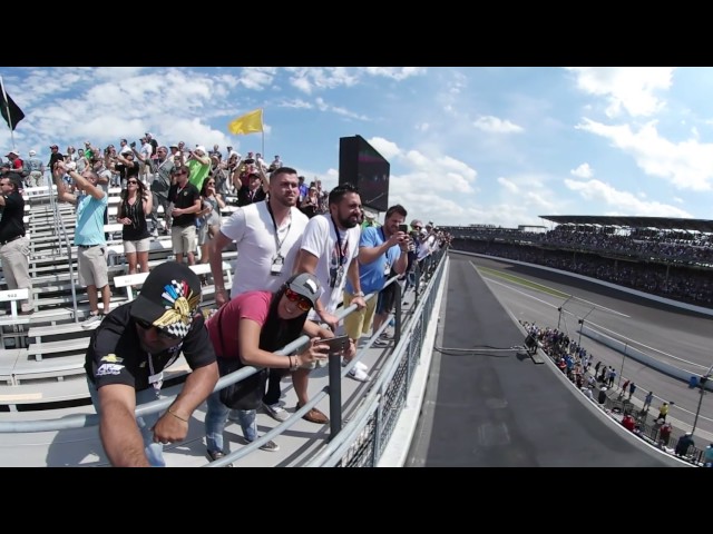 360 Checkered Flag 101 running Indy 500