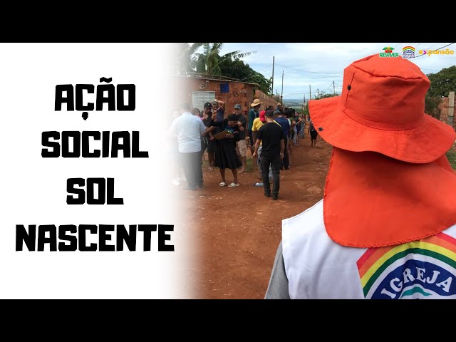 Evangelismo no bairro Sol Nascente em Brasilia-DF