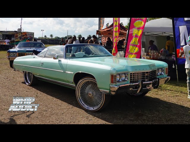 71' Chevy Impala Donk Convertible "Oyster Perpetual" on All Chrome Daytons, LT4 Motor