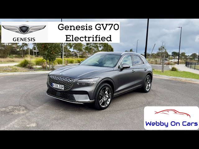 Unveiling The Genesis Gv70: The Future of Electric Luxury SUV's! #genesisgv70