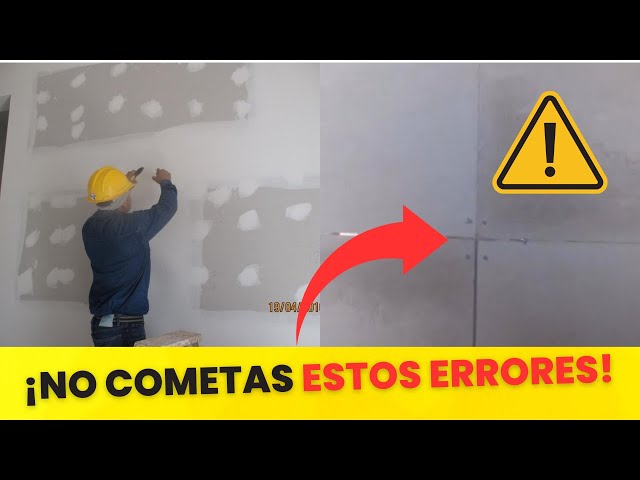 Avoid these common mistakes when building with drywall!