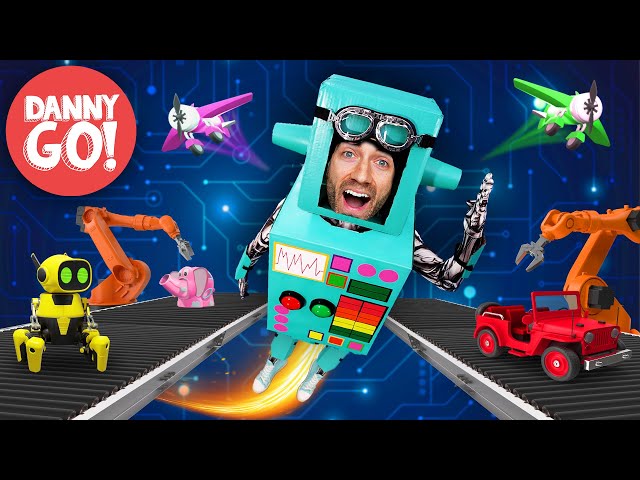 “Robot Energy!” Toy Factory Adventure 🤖⚡️ Robot Dance Brain Break | Danny Go! Songs for Kids