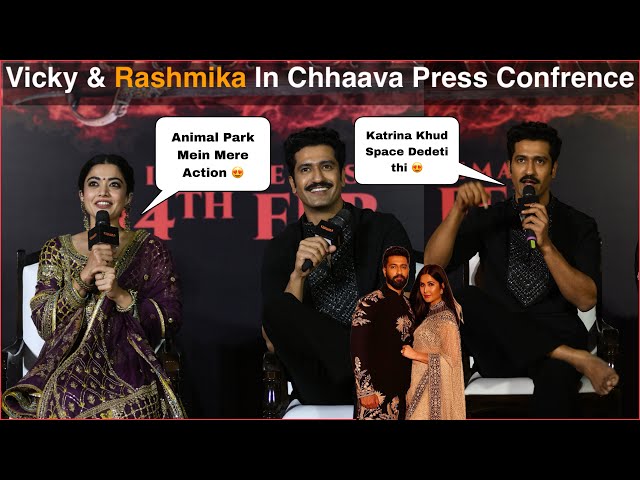 Katrina Kaif Reaction On Vicky Kaushal Chhaava Look 🤭 Rashmika Mandanna Talk About ANIMAL PARK 😍