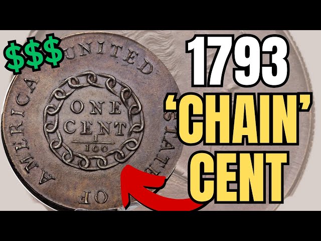 TOP 3 Most Valuable CHAIN Cents - 1793 Flowing Hair