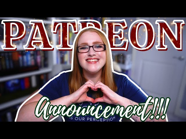 ✨Patreon Announcement!!✨| Come Join The Sanctuary! | Bookmas Day 14