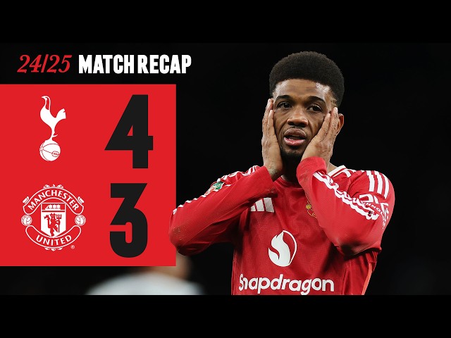 United Bow Out Of Carabao Cup | Tottenham 4-3 Man Utd