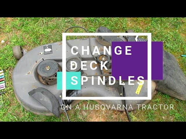 Replace Deck Spindles - Husqvarna Yard Tractor YTH22V46