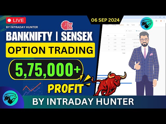 Live Intraday Trade | Bank nifty Option Trading by Intraday Hunter