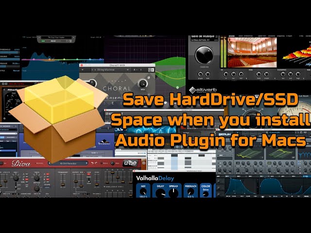 Save Space on your Mac's SSD/HDD when installing Audio Plugins VST/AU/AAX