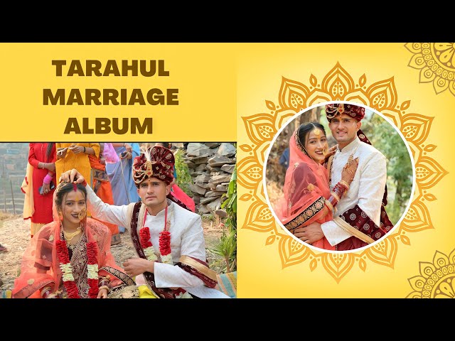 हमारी शादी की Album ♥️ | Tarahul Wedding Album 🥰 | Pahadi lifestyle 🌴 | Tarahul Vlogs🔥