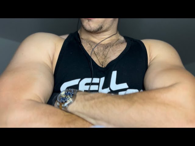 Muscular guy ASMR (male whispers)