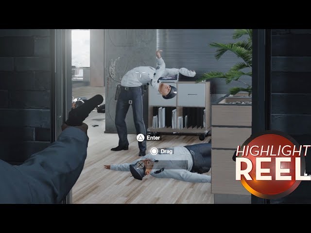 Highlight Reel #319 - Glitched Hitman Guard Is Straight Out Of A Horror Game