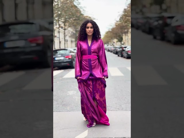 Moroccan glam hits different 💜 Luxury Caftan  Annah Atelier #caftan  #maroc  #luxuryfashion #fashion