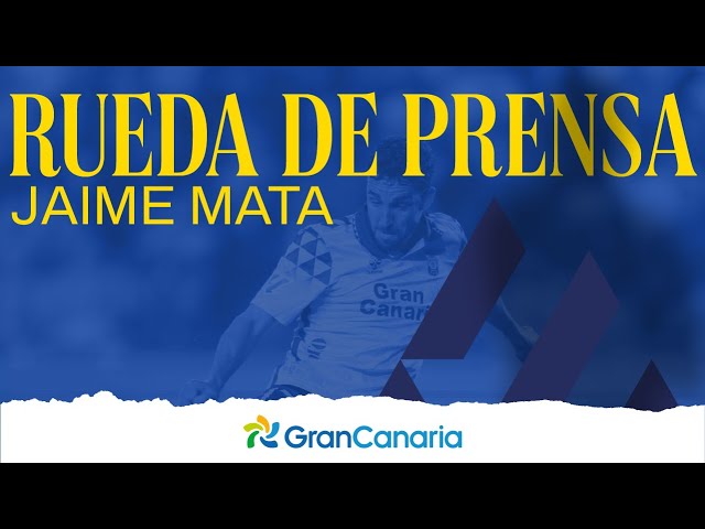 Rueda de prensa de Jaime Mata previa al #GironaLasPalmas | UD Las Palmas