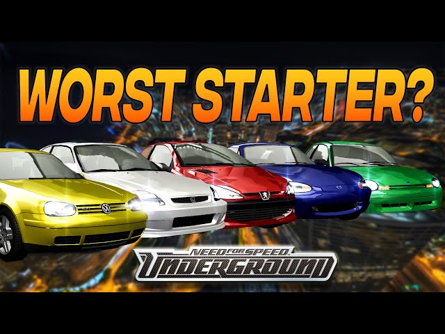 What Is The WORST Starter Car in Need For Speed Underground?