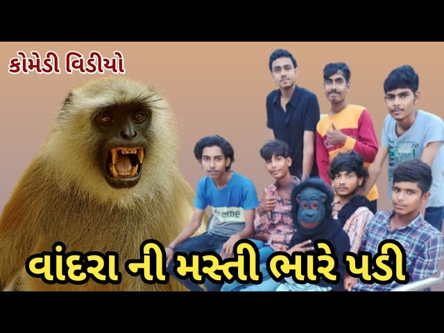 વાંદરા ની મસ્તી ભારે પડી || Vandra Ni Masti Bhare Padi || New Comedy Video  || SHIVSHAKTI NO.1