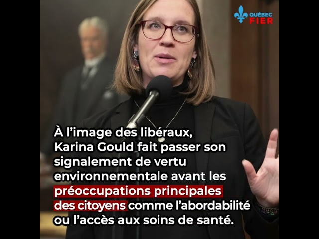 Le vrai visage de Karina Gould